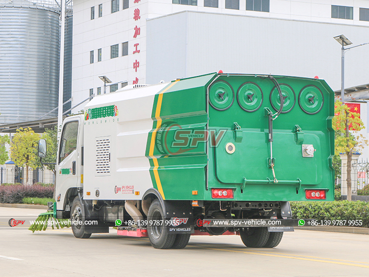 JMC 5 CBM Debris Vacuum Truck - Rear Left Side